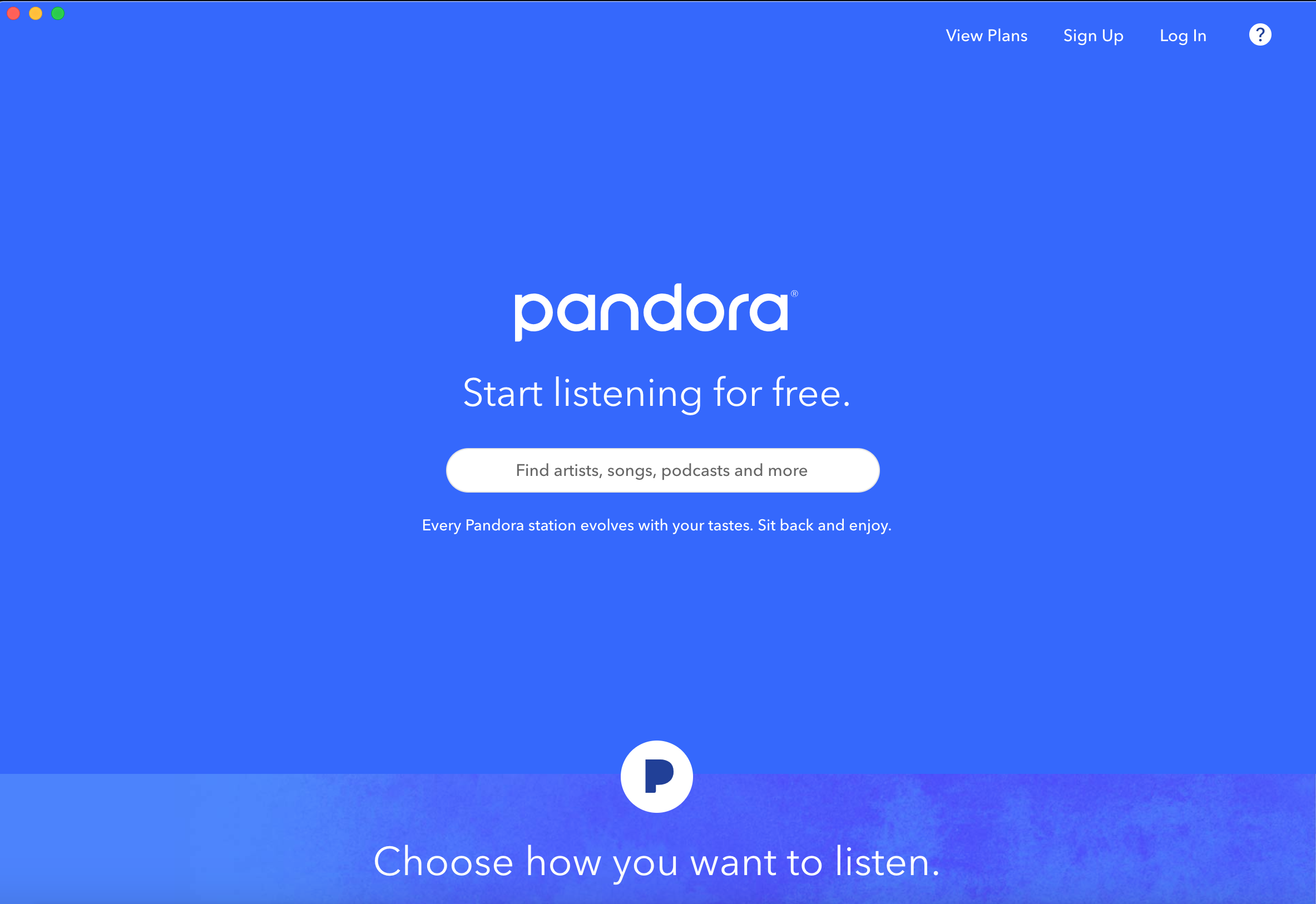 Pandora Radio Free Download For Mac